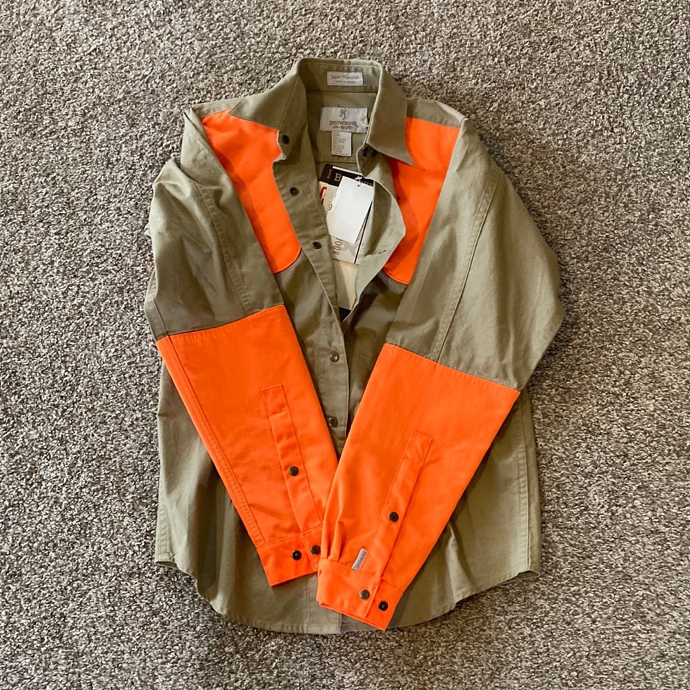 Womens Small Browning button up Hunting Shirt
